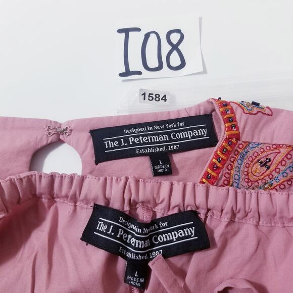 J. Peterman Epiphany Kaftan Tunic and Pants Co-Ord Sets - Picture 14 of 14